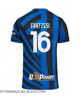 Inter Milan Davide Frattesi #16 Maglia Gara Casa Repliche 2024-25